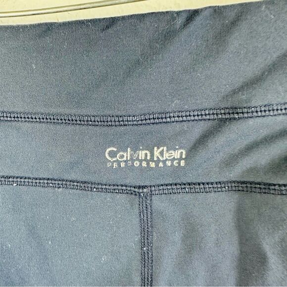 Calvin Klein Navy Quick Dry Flare Leggings Size XL - Picture 2 of 3